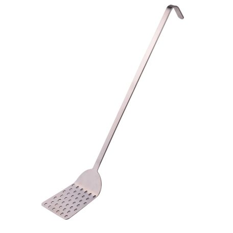 Lapátkanál 34 cm nyél, 11 x 11 cm, perforált,  rozsdamentes