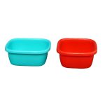 Szögletes tál, 9,5 l  34.5x39.5×16 cm