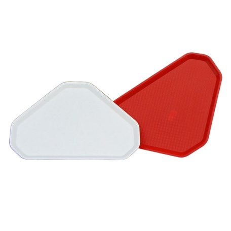 Sarkított háromszögű tálca PP