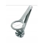 Tojáscikkező 6/19 cm, króm