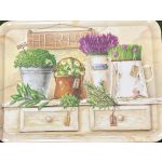 Tálca dekor 50 x 37 cm