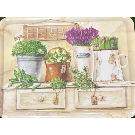 Tálca dekor 50 x 37 cm