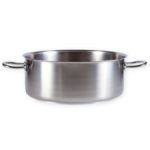 Alacsony lábas 83 liter 65×25 cm rozsdamentes