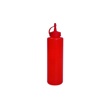 Flakon 750 ml, piros, műanyag