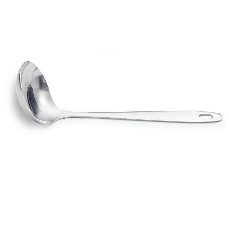 Merőkanál 9 cm, hossz: 28 cm, 150 ml, rozsdamentes