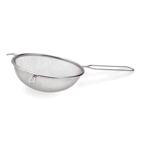 Szűrő 18 cm, nyélhossz 14,5 cm, rozsdamentes